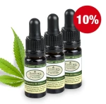 Pakiet 3 sztuk - Olejek CBD Pure Life 1000mg/10ml (10%)