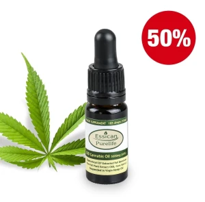 Olejek CBD Pure Life 5000mg/10ml (50%)