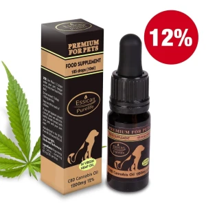 CBD Pure Life Premium dla zwierząt 1200mg/10ml (12%) 