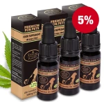 Pakiet 3 sztuk - CBD dla zwierząt 500mg/10ml (5%) 