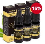 Pakiet 3 sztuk - Olejek CBD Premium 1500mg/10ml (15%)