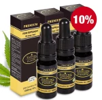 Pakiet 3 sztuk - Olejek CBD Premium 1000mg/10ml (10%)